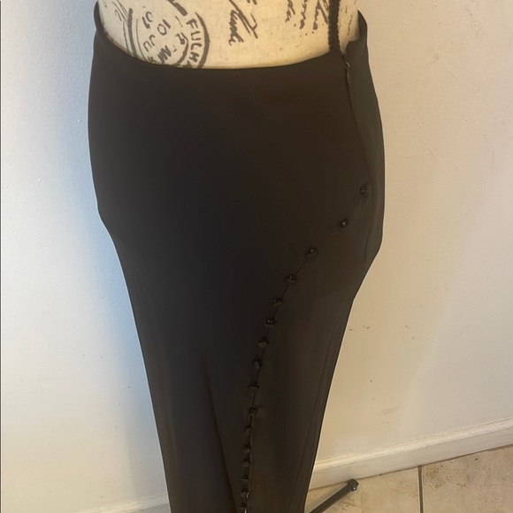 Black Pencil Skirt for Work - Picture 3 of 10